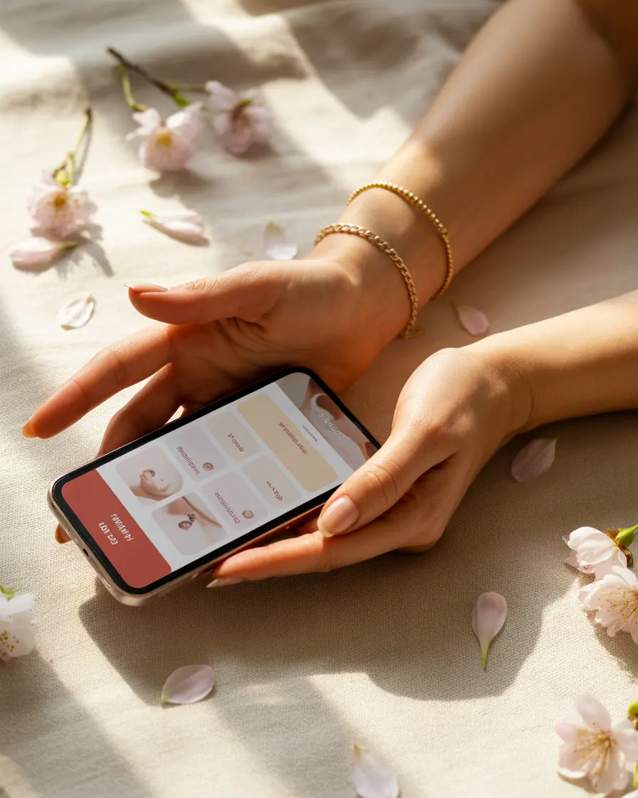 Application Blossom Care, communauté bien-être féminin